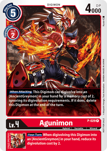 Agunimon [P-029] [Revision Pack Cards] - Destination Retro