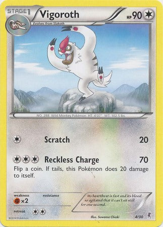 Vigoroth (4/30) [XY: Trainer Kit - Bisharp & Wigglytuff] - Destination Retro