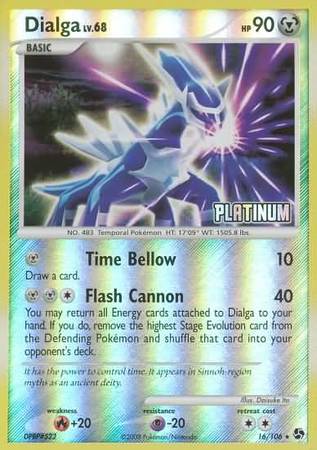 Dialga (16/106) [Burger King Promos: 2009 Collection] - Destination Retro