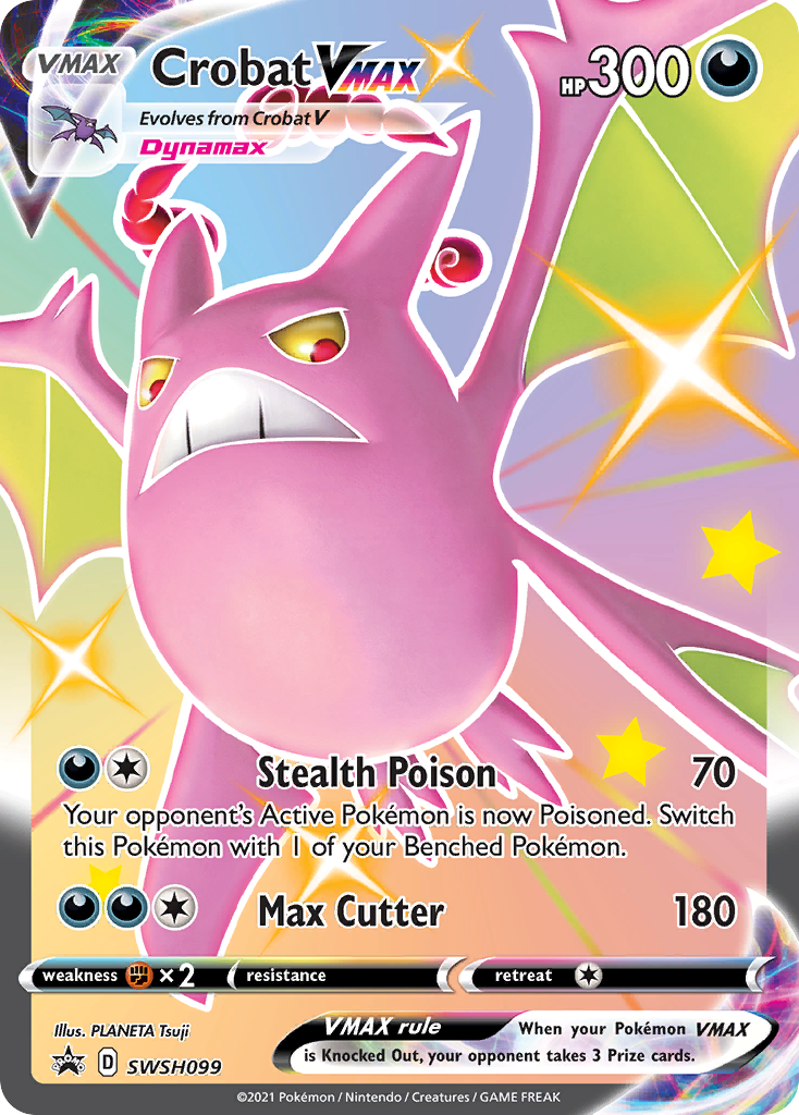 Crobat VMAX (SWSH099) [Sword & Shield: Black Star Promos] - Destination Retro