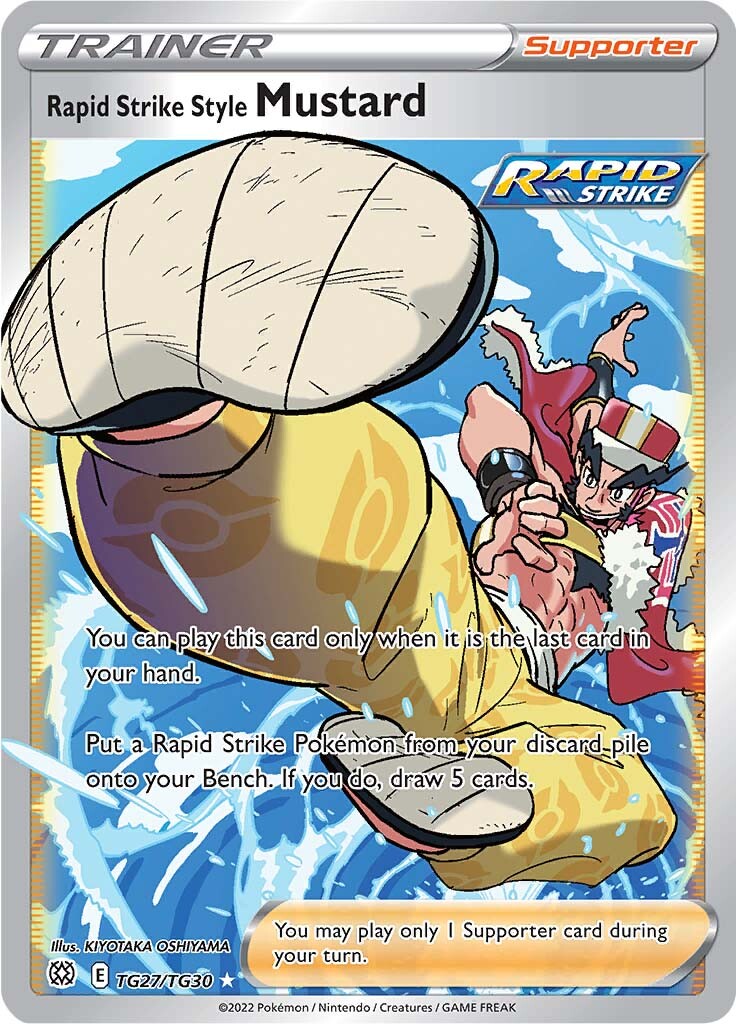 Rapid Strike Style Mustard (TG27/TG30) [Sword & Shield: Brilliant Stars] - Destination Retro
