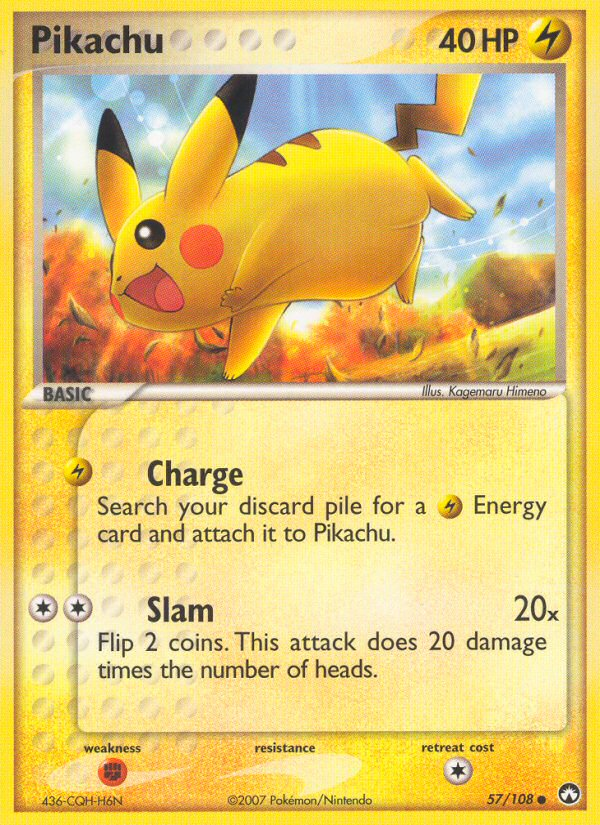 Pikachu (57/108) [EX: Power Keepers] - Destination Retro