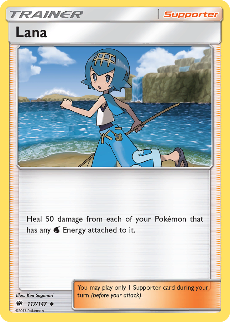 Lana (117/147) [Sun & Moon: Burning Shadows] - Destination Retro