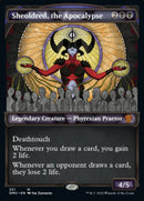 Sheoldred, the Apocalypse (Showcase Textured) [Dominaria United] - Destination Retro