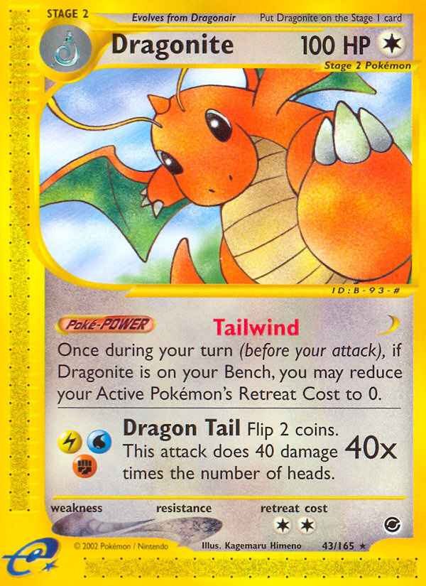 Dragonite (43/165) [Expedition: Base Set] - Destination Retro