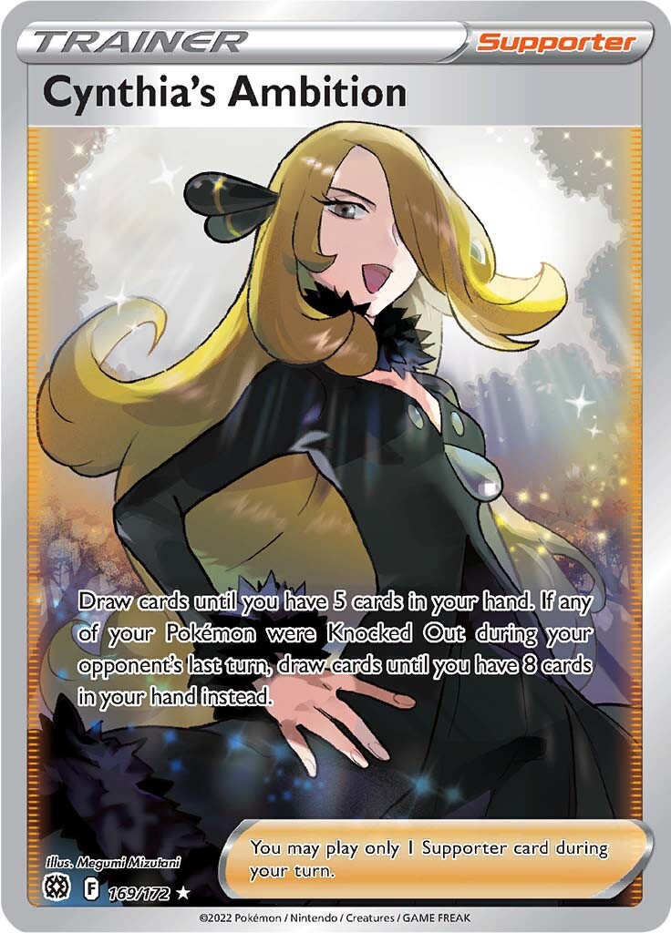 Cynthia's Ambition (169/172) [Sword & Shield: Brilliant Stars] - Destination Retro