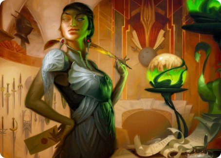 Mari, the Killing Quill Art Card [Streets of New Capenna Art Series] - Destination Retro