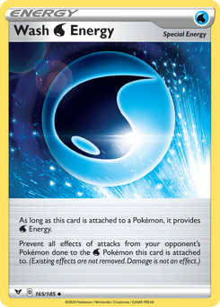 Wash Water Energy (165) [Sword & Shield: Vivid Voltage] - Destination Retro