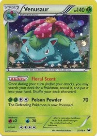 Venusaur (3/108) (Cosmos Holo) (Blister Exclusive) [Black & White: Dark Explorers] - Destination Retro