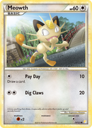 Meowth (75/123) [HeartGold & SoulSilver: Base Set] - Destination Retro