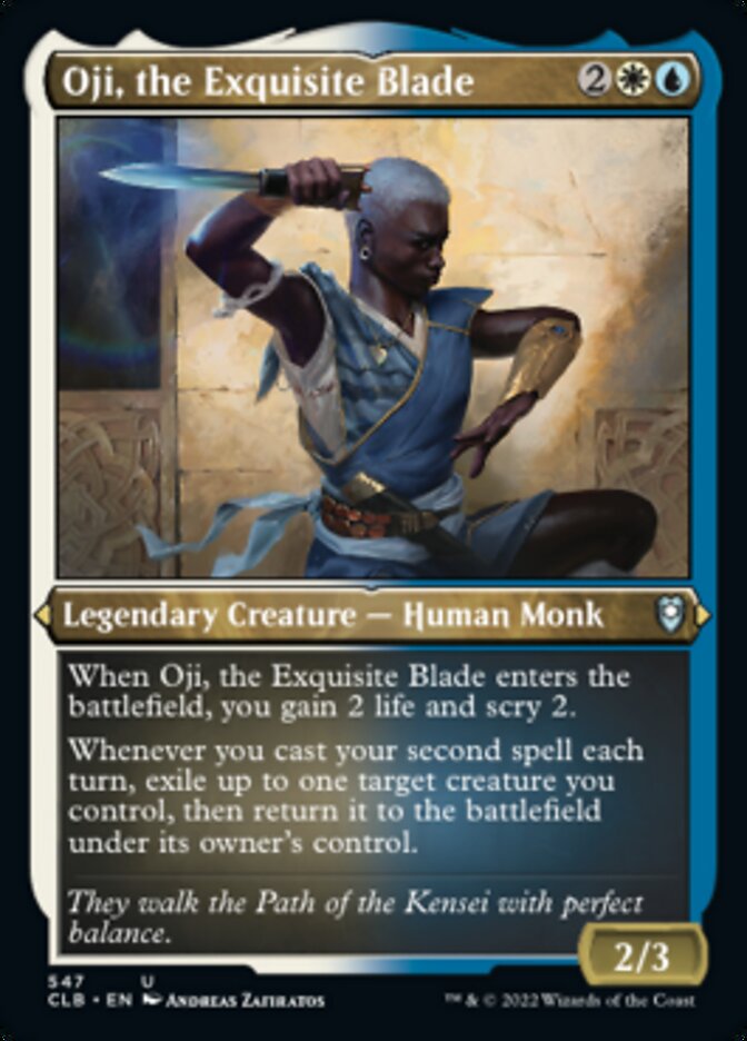 Oji, the Exquisite Blade (Foil Etched) [Commander Legends: Battle for Baldur's Gate] - Destination Retro