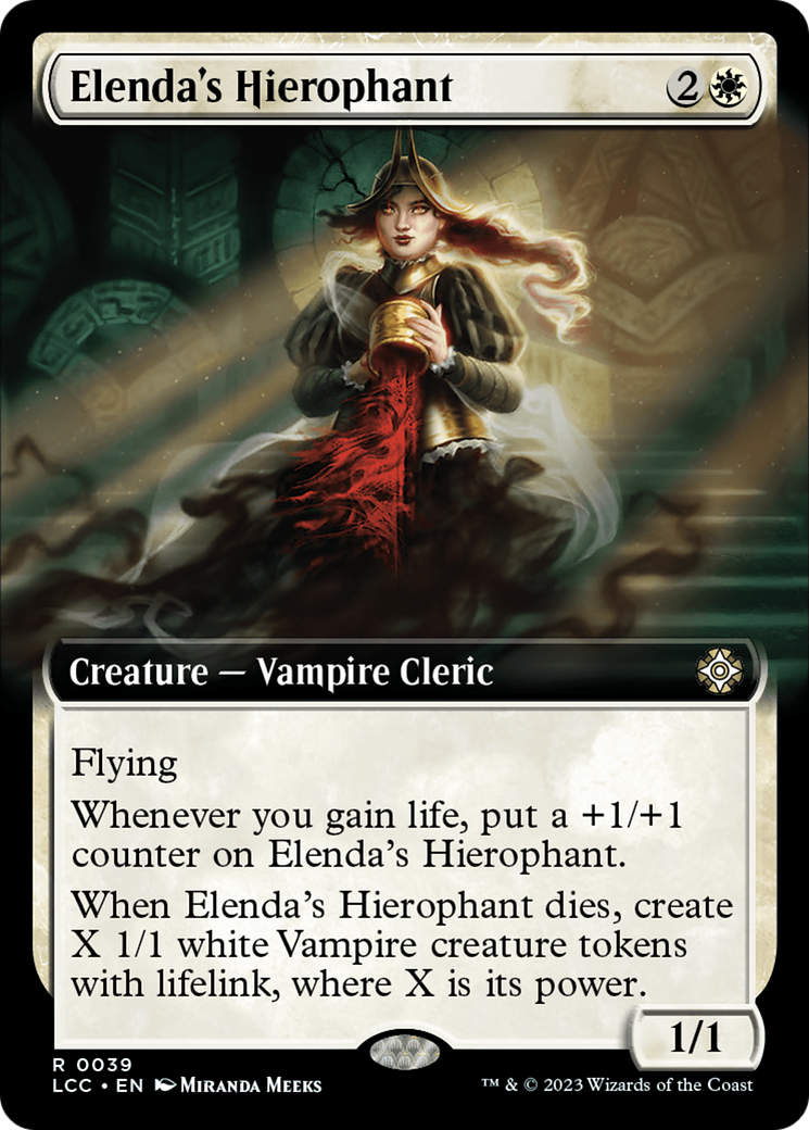 Elenda's Hierophant (Extended Art) [The Lost Caverns of Ixalan Commander] - Destination Retro