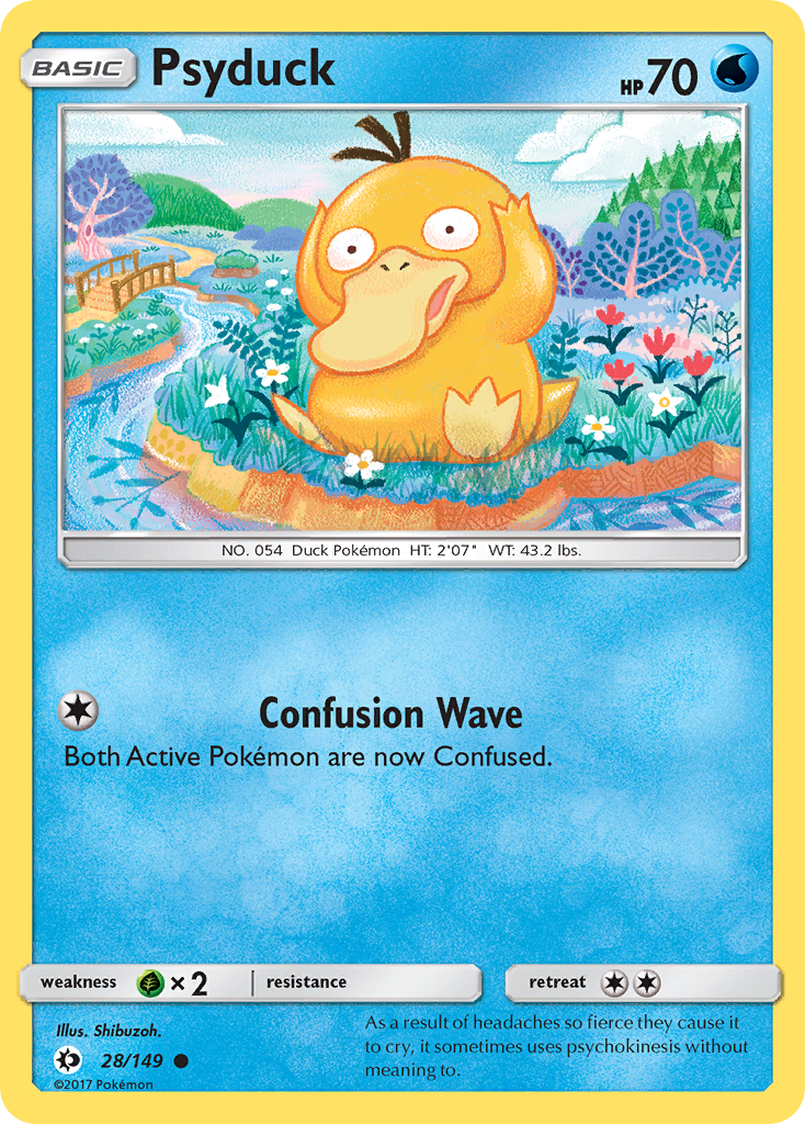 Psyduck (28/149) [Sun & Moon: Base Set] - Destination Retro