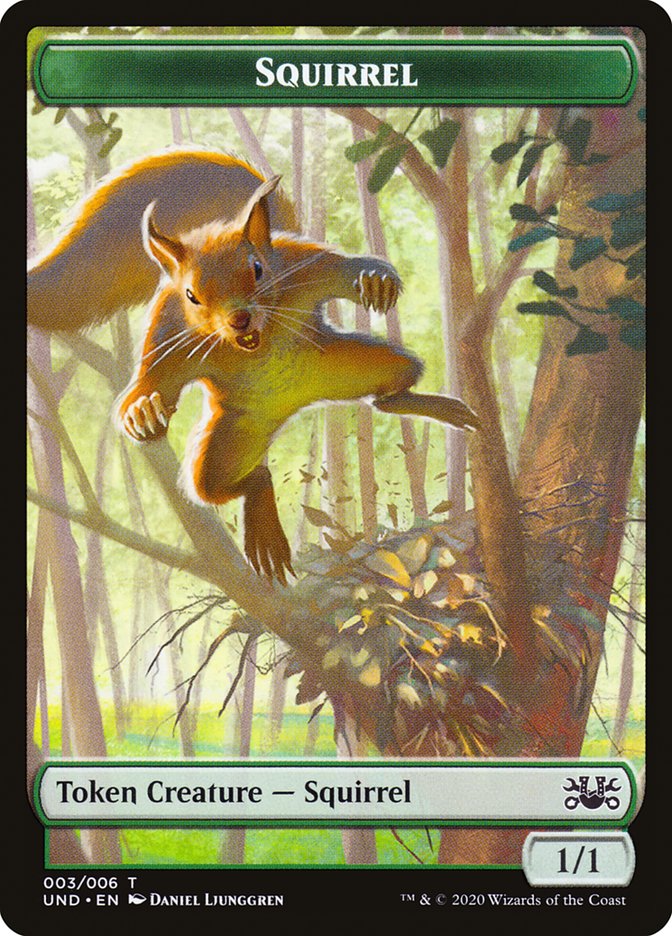 Beeble // Squirrel Double-sided Token [Unsanctioned Tokens] - Destination Retro