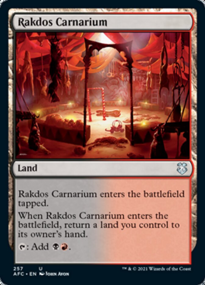 Rakdos Carnarium [Dungeons & Dragons: Adventures in the Forgotten Realms Commander] - Destination Retro