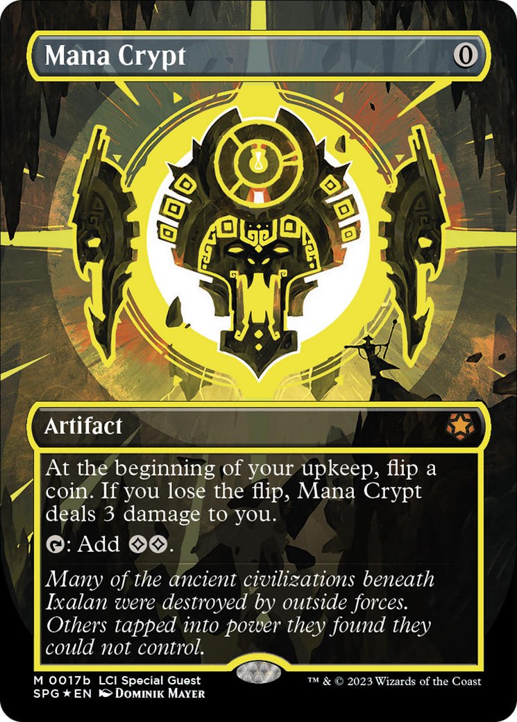 Mana Crypt (0017b) (Borderless) [The Lost Caverns of Ixalan Special Guests] - Destination Retro