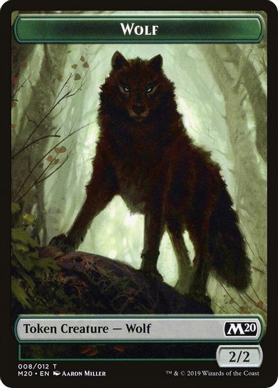 Wolf Double-sided Token [Challenger Decks 2020 Tokens] - Destination Retro