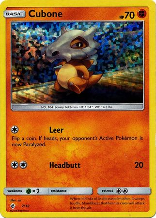 Cubone (7/12) [Mcdonald's Promos: 2018 Collection] - Destination Retro