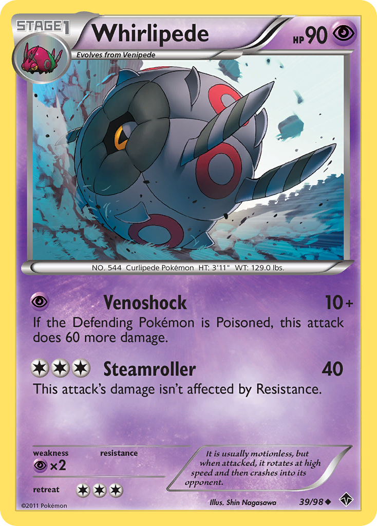Whirlipede (39/98) [Black & White: Emerging Powers] - Destination Retro