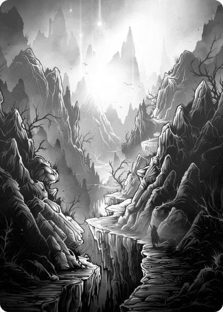 Mountain Art Card [Innistrad: Midnight Hunt Art Series] - Destination Retro