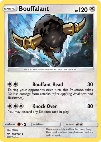 Bouffalant (108/147) [Sun & Moon: Burning Shadows] - Destination Retro
