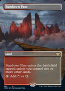 Sundown Pass (Borderless) [Innistrad: Crimson Vow] - Destination Retro
