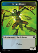 Faerie Rogue // Faerie (0016) Double-Sided Token [Wilds of Eldraine Commander Tokens] - Destination Retro