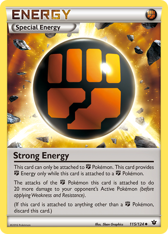 Strong Energy (115/124) [XY: Fates Collide] - Destination Retro
