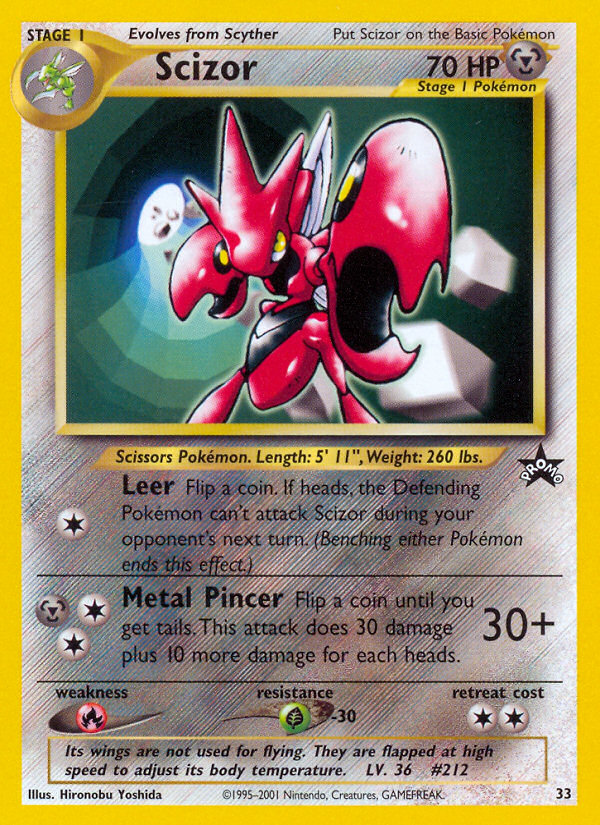 Scizor (33) [Wizards: Black Star Promos] - Destination Retro
