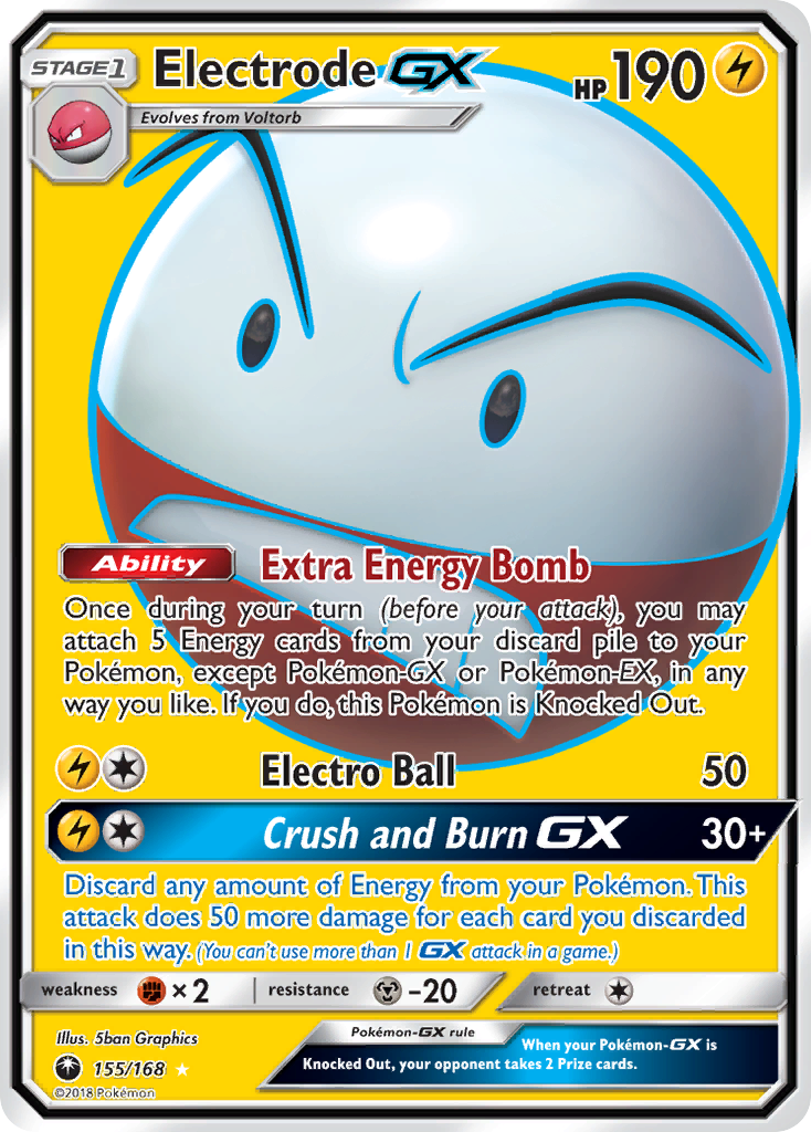 Electrode GX (155/168) [Sun & Moon: Celestial Storm] - Destination Retro