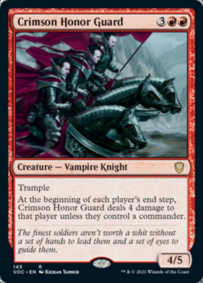 Crimson Honor Guard [Innistrad: Crimson Vow Commander] - Destination Retro