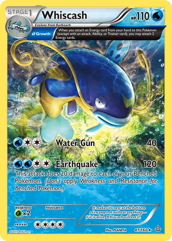 Whiscash (41/160) [XY: Primal Clash] - Destination Retro