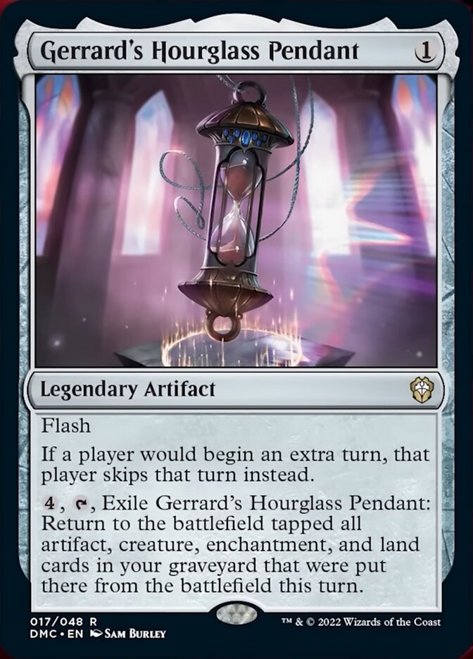 Gerrard's Hourglass Pendant [Dominaria United Commander] - Destination Retro