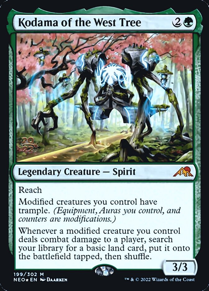 Kodama of the West Tree [Kamigawa: Neon Dynasty Prerelease Promos] - Destination Retro