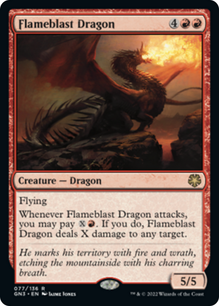 Flameblast Dragon [Game Night: Free-for-All] - Destination Retro