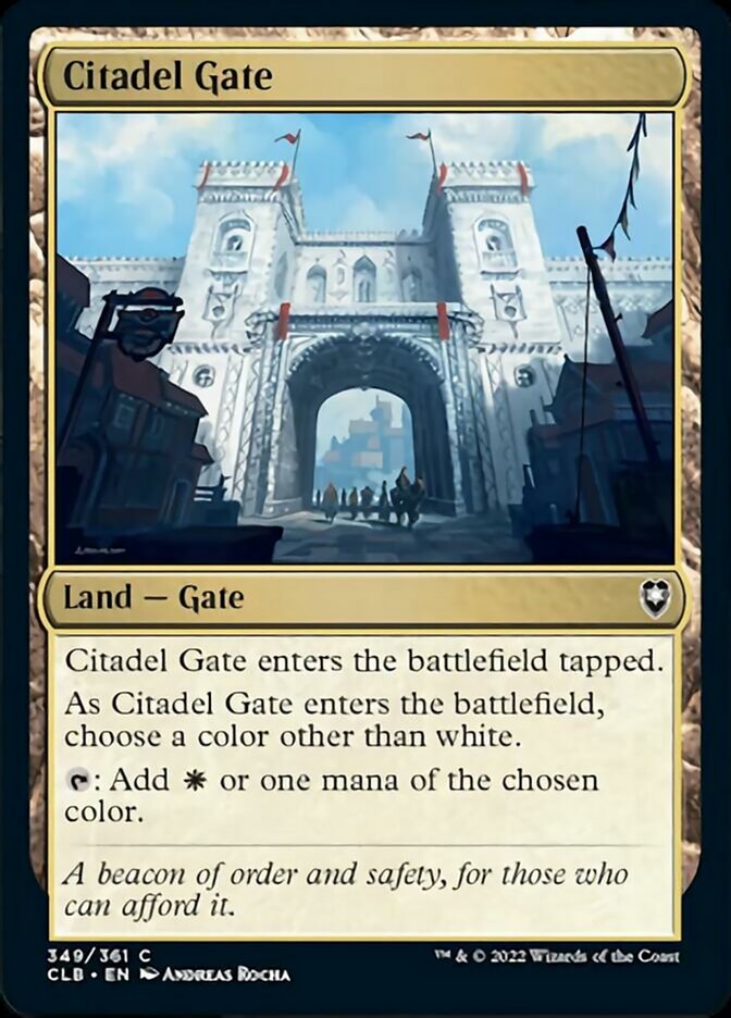 Citadel Gate [Commander Legends: Battle for Baldur's Gate] - Destination Retro
