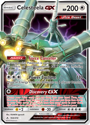 Celesteela GX (163/214) [Sun & Moon: Unbroken Bonds] - Destination Retro
