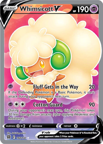 Whimsicott V (160/172) [Sword & Shield: Brilliant Stars] - Destination Retro
