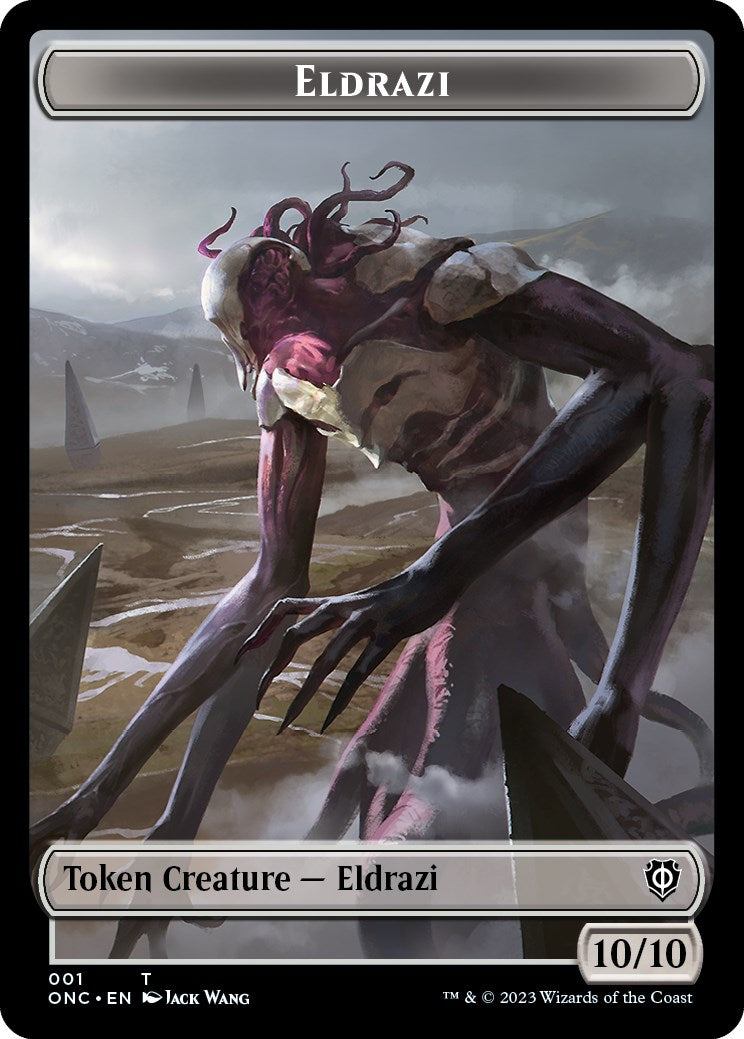 Soldier (017) // Eldrazi Double-Sided Token [Phyrexia: All Will Be One Commander Tokens] - Destination Retro