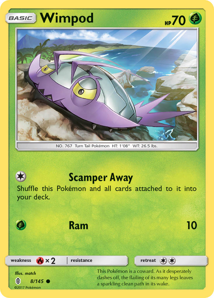 Wimpod (8/145) [Sun & Moon: Guardians Rising] - Destination Retro