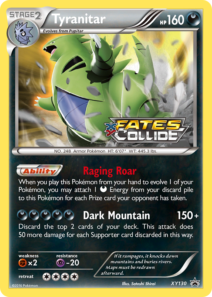 Tyranitar (XY130) [XY: Black Star Promos] - Destination Retro