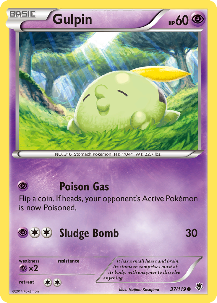 Gulpin (37/119) [XY: Phantom Forces] - Destination Retro