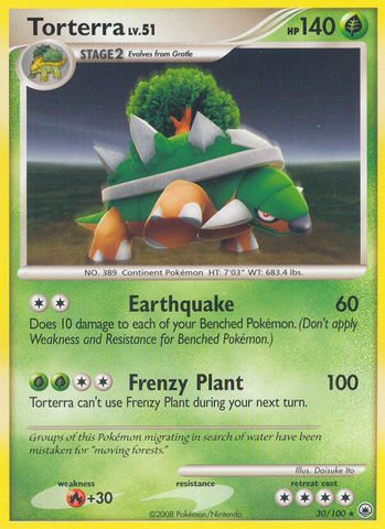Torterra (30/100) [Diamond & Pearl: Majestic Dawn] - Destination Retro