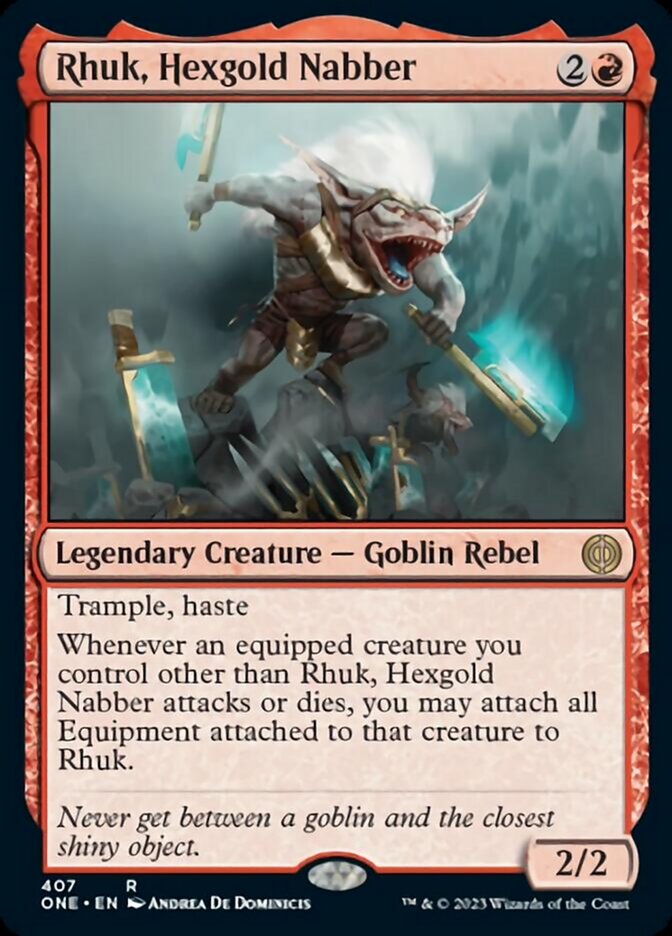 Rhuk, Hexgold Nabber [Phyrexia: All Will Be One] - Destination Retro