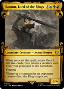 Sauron, Lord of the Rings [The Lord of the Rings: Tales of Middle-Earth Commander Showcase Scrolls] - Destination Retro
