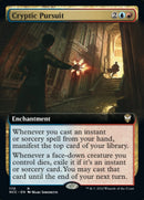 Cryptic Pursuit (Extended Art) [Streets of New Capenna Commander] - Destination Retro