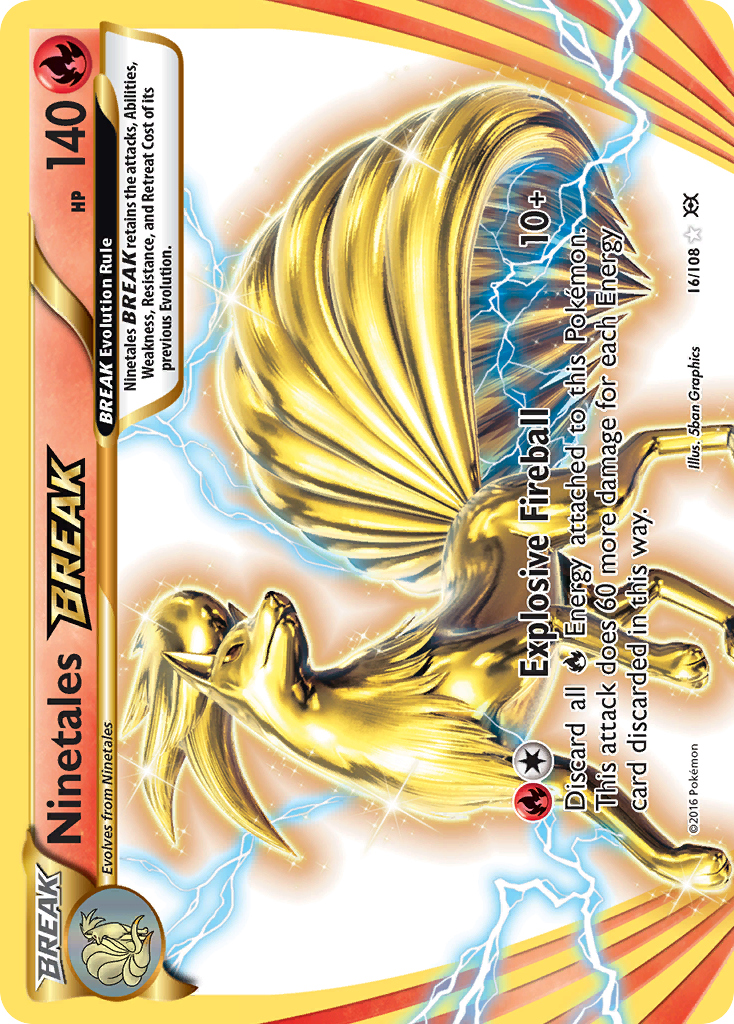 Ninetales BREAK (16/108) [XY: Evolutions] - Destination Retro