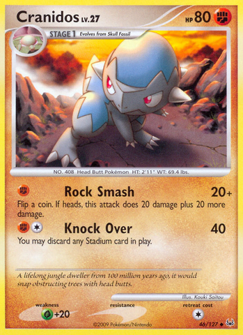 Cranidos (46/127) [Platinum: Base Set] - Destination Retro