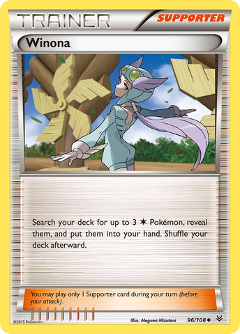 Winona (96/108) [XY: Roaring Skies] - Destination Retro