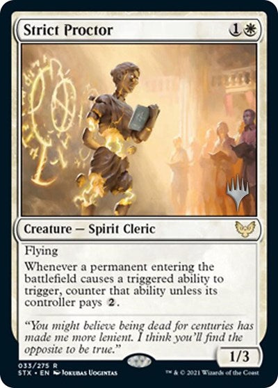 Strict Proctor (Promo Pack) [Strixhaven: School of Mages Promos] - Destination Retro